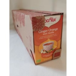 Yogi Tea Ginger Orange with Vanilla - tray: 6 stuks