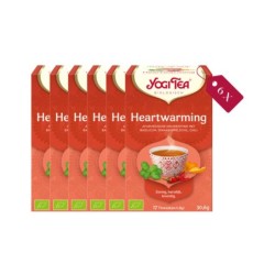 Yogi Tea Heartwarming - tray: 6 stuks