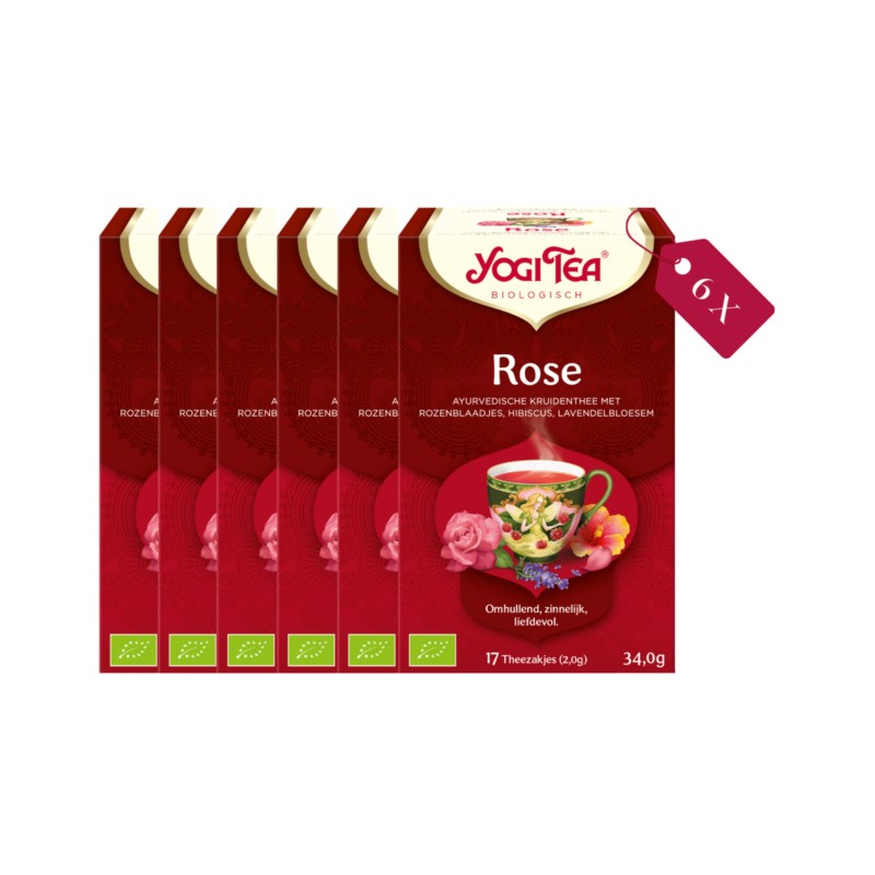 Yogi Tea Rose - tray: 6 stuks