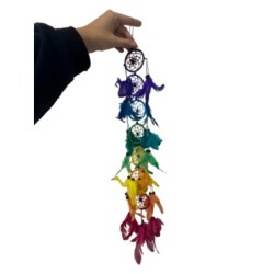 Dromenvanger 9cm 7 chakras - 75cm Lengte