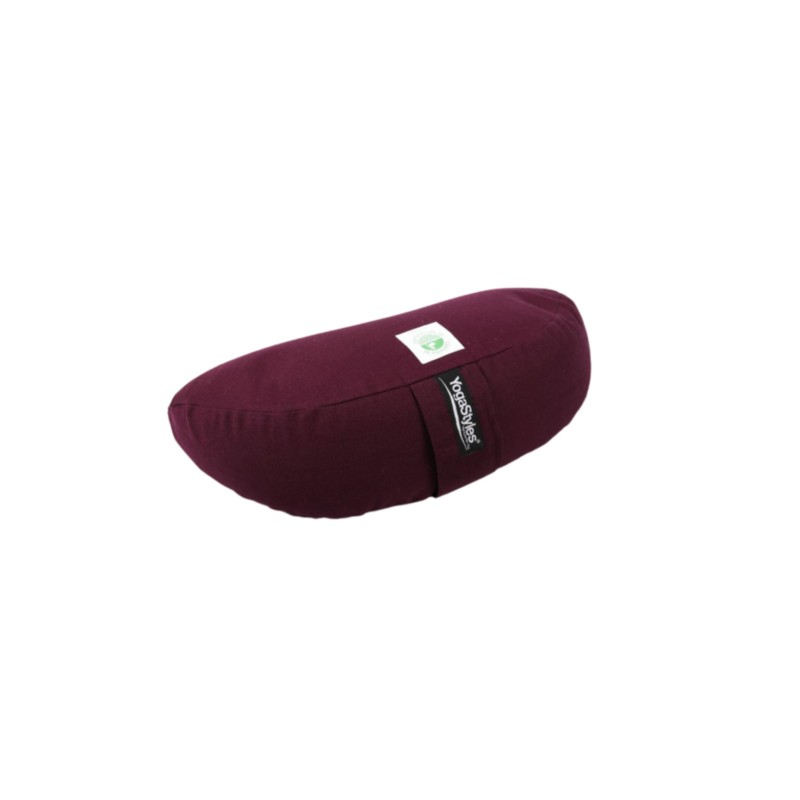 YogaStyles Meditatiekussen Organic Moon Aubergine