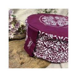 YogaStyles Meditatiekussen Design Paars - Hoogwaardige Edelsteen voor Spiritualiteit - Stonesforhealth.nl