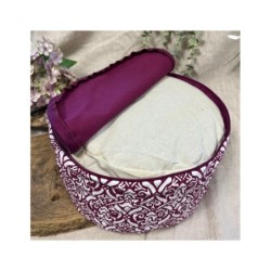 YogaStyles Meditatiekussen Design Paars - Hoogwaardige Edelsteen voor Spiritualiteit - Stonesforhealth.nl