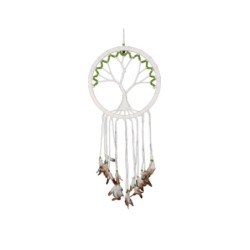 Dromenvanger - Tree of life groene kralen 7 cm - Dreamcatcher