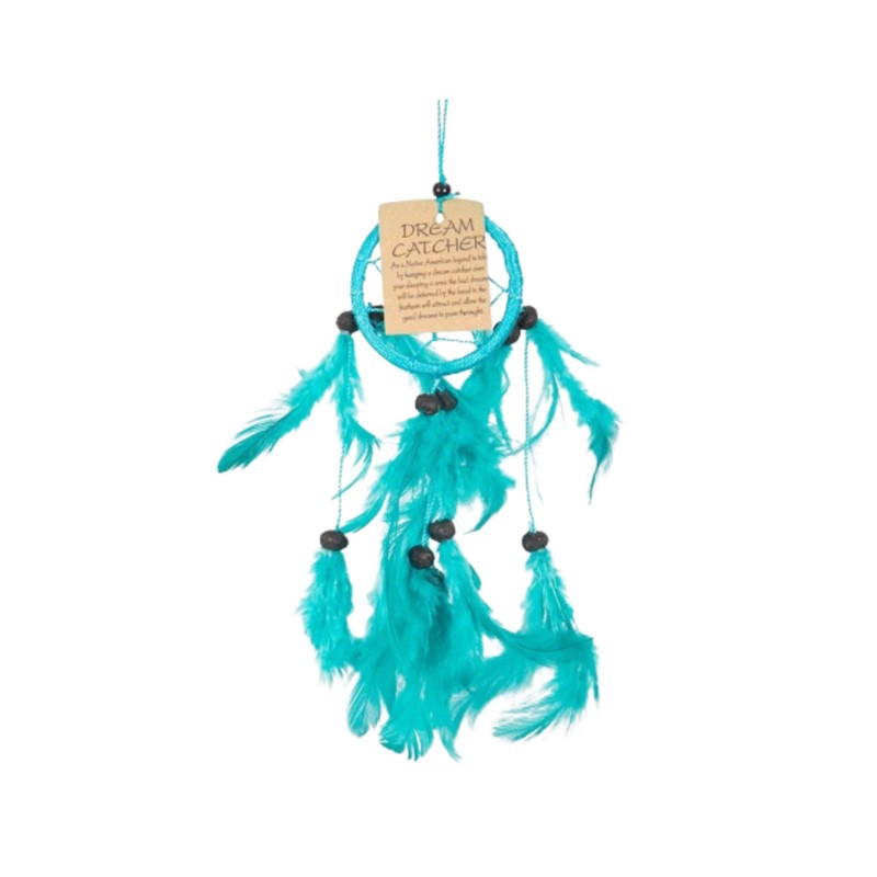 Dromenvanger ⌀ 6CM Turquoise - alleen veren