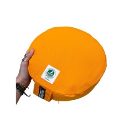 YogaStyles Meditatiekussen Organic Rondo Oranje / Goudgeel