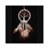 Dromenvanger - Tree of life bruine kralen 9cm - Dreamcatcher