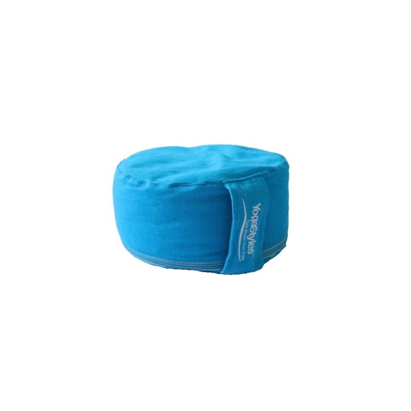 YogaStyles Meditatieskussen Comfort Turquoise - Extra hoog