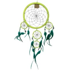 Dromenvanger - Spiegel - 22cm - Groen - Dreamcatcher