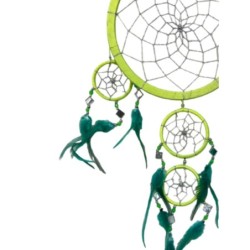 Dromenvanger - Spiegel - 22cm - Groen - Dreamcatcher