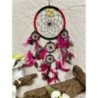 Dromenvanger - 17 cm Rood-Zwart - Dreamcatcher