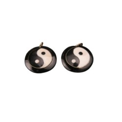 Hanger Ying Yang Zwart A16