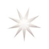 Kerstster met verlichtingsset nr. 56 - Witte ster "White Gold" - Kerstverlichting - Kerstdecoratie - Ø 60 cm - Hoogwaardige Edelsteen voor Spiritualiteit - Stonesforhealth.nl - Gratis verzending binnen 24 uur