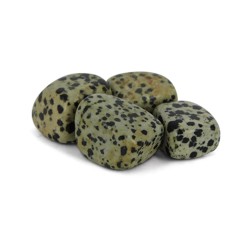 Jaspis dalmatiër 100 gr. trommelstenen (mt3)