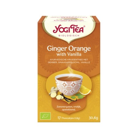 Yogi Tea Ginger Orange with Vanilla Bio pakje