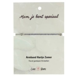 Hartje zomer armband Ioliet - Moederdag