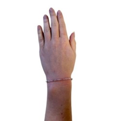 Hartje zomer armband Aardbeienkwarts - Moederdag