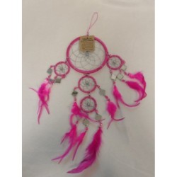 Dromenvanger - Spiegel -11cm - Roze - Dreamcatcher