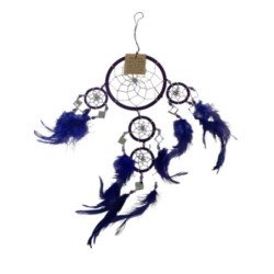 Dromenvanger - Spiegel -11cm - Paars - Dreamcatcher