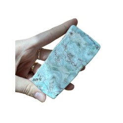 Larimar schijf gepolijst nr.1