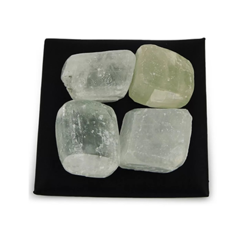 Calciet wit trommelstenen - Icecubes 100 gr. (mt3)