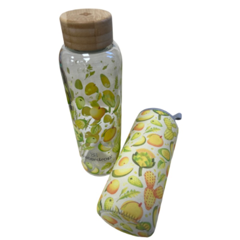 Waterdrop Glass bottle 600 ml Glow