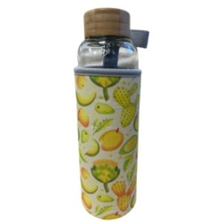 Waterdrop Glass bottle 600 ml Glow