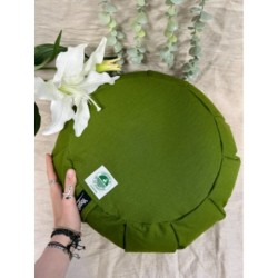 YogaStyles Meditatiekussen Organic Zafu Olijfgroen