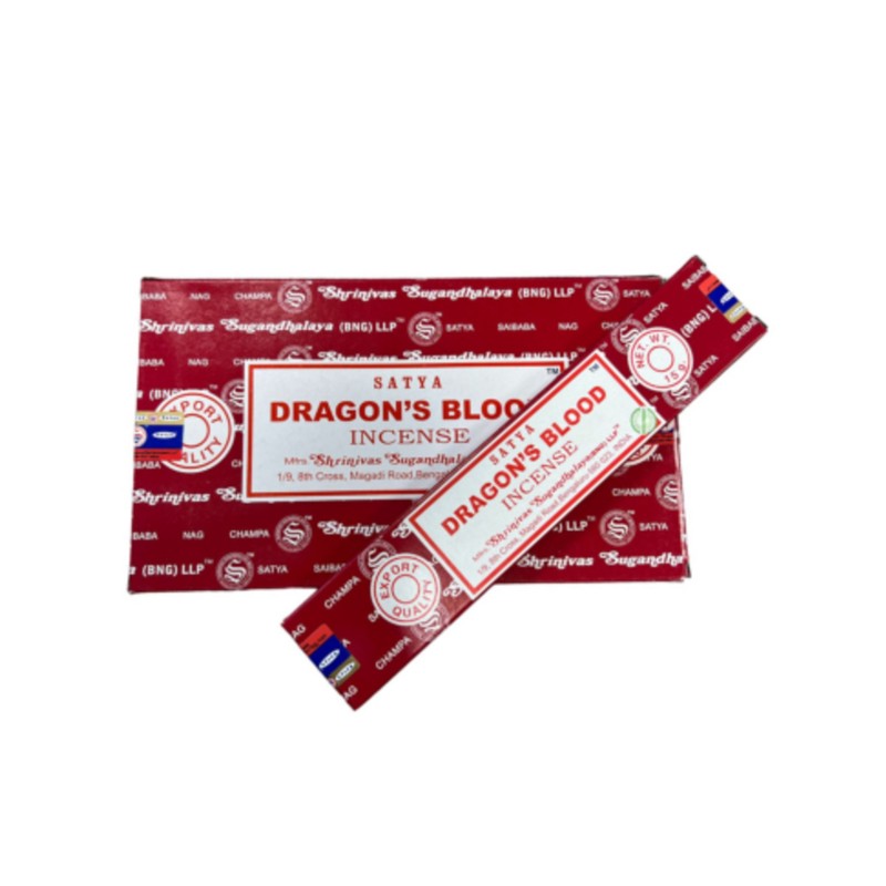 Dragon's blood wierook 15 grams Satya - doos van 12 st.