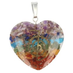 Orgonite Chakra hart hanger