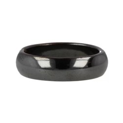 Hematiet edelsteen ring 6 mm - 20