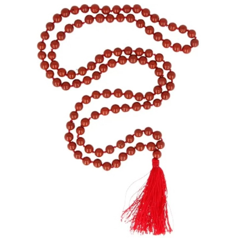 Jaspis rood mala ketting