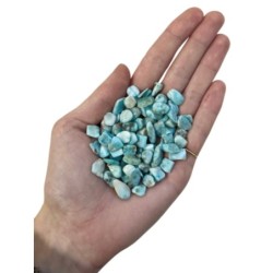 Larimar A 50 gr. trommelstenen (mt1)