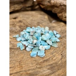 Larimar A 50 gr. trommelstenen (mt1)