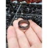 Hematiet edelsteen ring plat 8 mm - 22