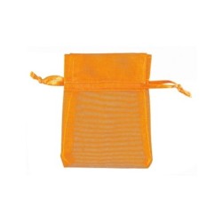 Organza buidels 7x9 - 10 stuks oranje