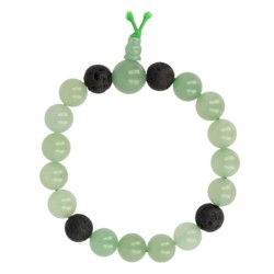 Aventurijn groen powerbead mannen armband