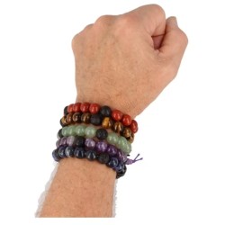 Aventurijn groen powerbead mannen armband