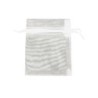 Organza buidels 7x9 - 10 stuks wit