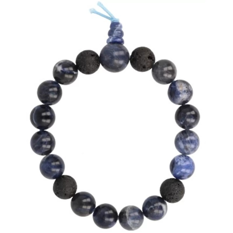 Sodaliet powerbead mannen armband