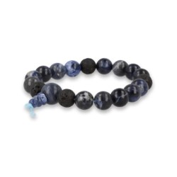 Sodaliet powerbead mannen armband