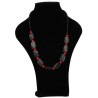 Ketting Onyx / Koraal (imitatie)