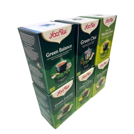 Yogi Tea Green Power - Green Tea Selection - 6 pakjes x17 theezakjes