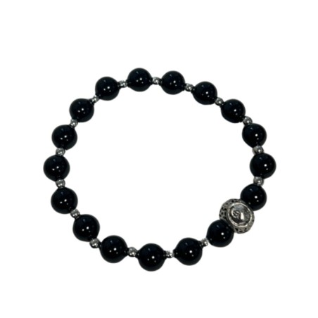 Onyx sterrenbeeld armband - Steenbok