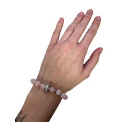 Roze kwarts sterrenbeeld armband - Stier