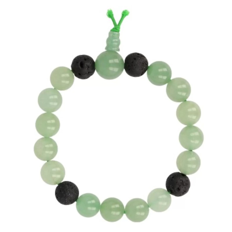 Aventurijn groen powerbead mannen - extra lange armband