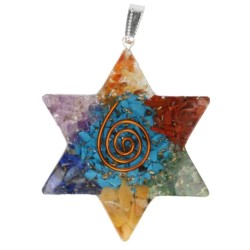 Orgonite Chakra ster hanger