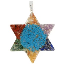 Orgonite Chakra ster hanger