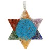 Orgonite Chakra ster hanger