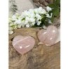 Roze kwarts edelsteen hart 200-250 gram